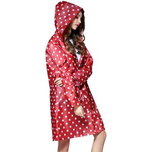 Meisje Lady Hooded Regenjas Outdoor Reizen Waterdichte Rijden Doek Regen jas voor Vrouwen Poncho Lange Regenkleding regenjas jas