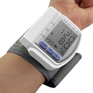 Lcd Digitale Display Automatische Thuis Pols Bloeddruk Screen Pulse Bloeddrukmeter En Tonometer Monitor Heart Beat Meter