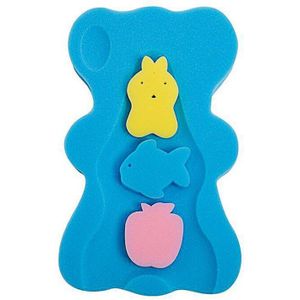 Cartoon Heldere Kleur Spons Pasgeboren Baden Mat Baby Antislip Verdikte Pad Draagbare Bad Ondersteuning Aanbiddelijk Vorm Schoon