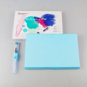 Giorgione 230G/M2 Aquarel Papier A4/A5 Size 24 Vel Water Borstel Haak Pen Met Verf boek Pad Briefpapier Art Supplies