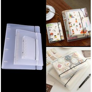 A4 Praktische Cover Voor Notebook Bestandsmap Hervulbare 20 Gaten Ringband Spiraal