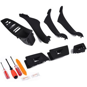 7 Stks/set Zwart Deurklink Window Switch Panel Voor Bmw 5 Serie F10 F18 520 523 525 Voor Bmw 5 serie F10 F18 520 523 525