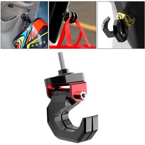 Metalen Motorfiets Scooter Helm Houder Dubbele Haak Mount Tas Er Met Schroef