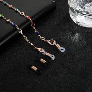 Teamer Kristal Kralen Zonnebril Kettingen Masker Riem Ketting Mode Masker Lanyard Voor Gezicht Vrouwen Glazen Houder Lenzenvloeistof Ketting