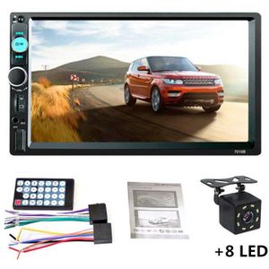 2din 7 Inch Touch Screen Auto Radio Stereo Bluetooth MP5 Speler Fm Audio Ontvanger Sd/Usb/Aux Ondersteuning achteruitrijcamera