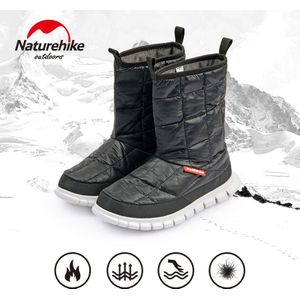 Naturehike Winter 95% Wit Ganzendons Schoenen 700FP Down Hoge Buis Schoenen 5 ℃ ~-5 ℃ Outdoor Sneeuw laarzen Sneeuwveld Waterdichte Warme Schoenen