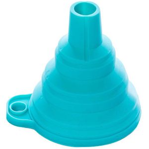 1PSC Mini Opvouwbare Trechter Kleurrijke Silicone Inklapbare Stijl Vloeibare Doseren Trechter Keuken Tool 5ZCF129
