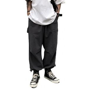 Hip-Hop Jogger Mannen Harem Overalls Multi-Pocket Tie Trekkoord Mannen Sport Broek Straat dragen Toevallige Mannen Cargo Broek