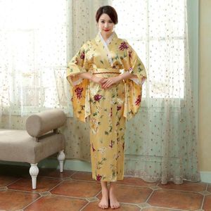 Rode Chinese Traditionele Gown Vrouwen Satin Kimono Robe