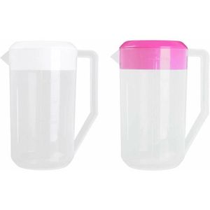 2500 Ml Koude Ketel Duurzaam Plastic Schaal Maatbeker Water Pot Keuken Thuis Melk Thee Werper Kruik Grote Capaciteit Vloeibare Containers