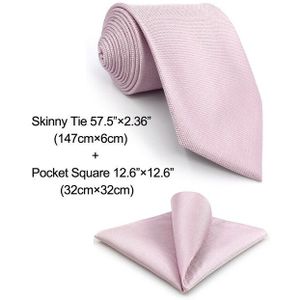 F8 Baby Roze Solid Mannen Stropdas Set Zijde Mode Banden Voor Mannelijke Bruiloft Xl Hanky Classic