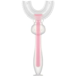 Kinderen U-vorm Tandenborstel Siliconen Training Tanden Reinigen Hele Mond Teethbrushes 360 ° Orale Tand Schoon Voor 2-4Years Kids