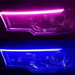 Voor Passat water richtingaanwijzer LED ultra-dunne gratis dagrijverlichting auto lichtgeleider strips traan licht strip
