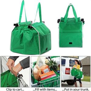Groene Opvouwbare Boodschappentassen Grote Capaciteit Multifunctionele Draagtas Handtas Voor Vrouwen Mannen Niet-geweven Stof