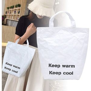 Kruidenier Tote Milieu Beschermen Papier Herbruikbare Boodschappentassen Lichtgewicht Handtas Voor Vrouwen-B5