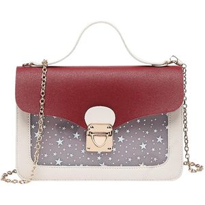 Vrouwen Mini Kleine Vierkante Verpakking Schoudertas Mode Ster Sequin Messenger Crossbody Tas Clutch Portemonnee Handtassen Sac # Yj