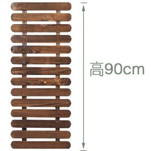 590 Balkon Bloem Staan Opknoping Massief Houten Muur Opknoping Bloem Plank Outdoor Bloempot Hanger Corrosiewerende Houten Muur Opknoping