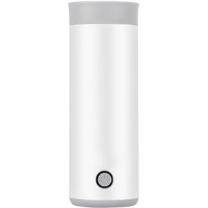 Draagbare Reizen Elektrische Water Cup Mini Thermosfles Smart Mok Theepot Verwarming Cup Melk Eierkoker Rvs Metalen Fles