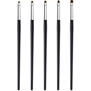 Nail Art Penselen Gel Acryl Nagels Polish Schilderen Puntjes Tekening Voor Manicure Borstel Kit Tools Set Levert Decoraties