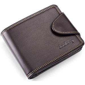 Baellerry Vintage Standaard Mannen Wallet Leather Trifold Korte Portefeuilles Kaarthouder Mannelijke Grote Capaciteit Kleine Portemonnee Carteira MW396