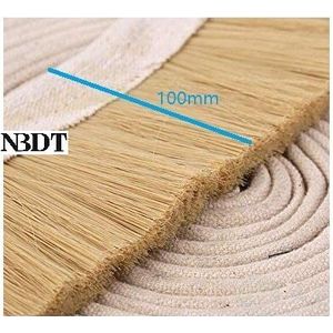 2Meter 70 Mm 100 Mm Zwart Geel Hoge Flexibele Nylon Borstel Vacuüm Collector Graveermachine Stofkap Cnc Router spindel Motor
