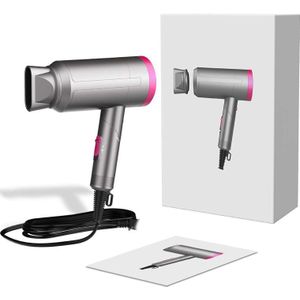 Professionele Salon Föhn 2 in 1 Mini opvouwbare föhn draagbare netto rode hamer föhn hotel home reizen föhn