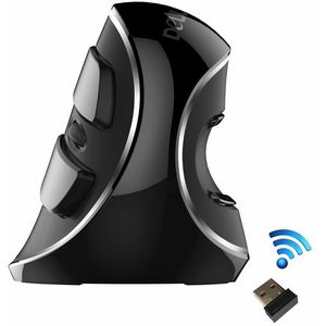 Delux M618 Plus Ergonomie Verticale Gaming Bedrade Muis 6 Knoppen 4000 Dpi Optische Rgb Draadloze Rechterhand Muizen Voor Pc laptop