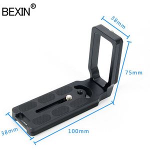 Beixn Verticale Shot L Plaat Dslr Camera Quick Release L Plate Mount Beugel Voor Canon Nikon Sony En Arca Swiss statief Ball Head