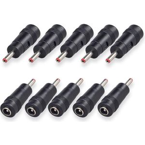 10-Pack Dc Power Converter Plug, 5.5Mm X 2.1Mm Tot 3.5Mm X 1.35Mm Tip Grootte Ac/Dc Adapter Barrel Plug Connector voor Muur Laders