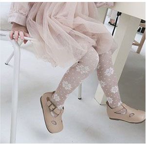 Baby Meisjes Sneeuwvlok Borduren Panty Katoen Meisjes Knie Hoge Sokken Panty Baby Meisje Kerst Panty Kinderen Panty