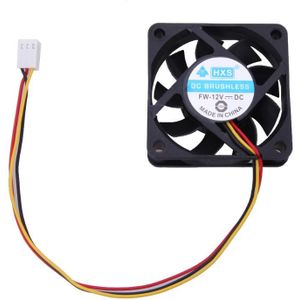 12V DC 6cm PC Cooling Fan Draagbare Computer Koeler Fan Kogellager 3 Pin Connector P4 Mini Cooling fan Cooling Tool Fans