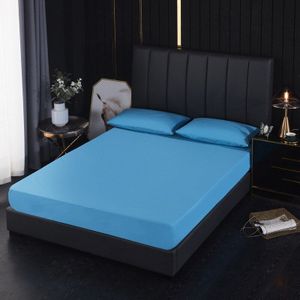 160X200cm Smooth Waterdichte Matrashoes Luxe Badstof Matras Protector Cover Voor Bed Ademende Bescherming Pad