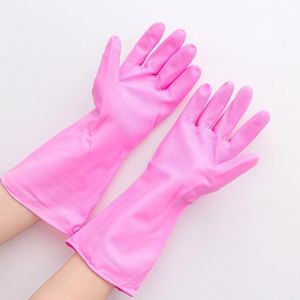 Schoon huishouden dunne waterdichte rubberen handschoenen huishouden keuken wassen gerechten duurzaam PVC lederen handschoenen kichen tool