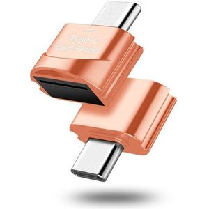 Draagbare USB 2.0 Type C Kaartlezer USB-C TF Micro SD OTG Adapter Type-C Geheugenkaartlezer Voor samsung Macbook Huawei LeTV
