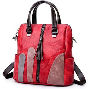 Multipurpose 3-in-1backpack Vrouwelijke Zachte Schoudertas voor Meisje Mochila Contrast Splice Reistas Rugzak Wonder