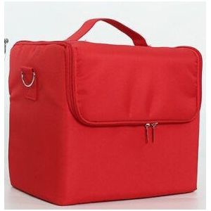 Grote Capaciteit Vrouwen Cosmetics Bag Make Case Multi-layer Manicure Kappers Koffer Reizen Tool Organizer