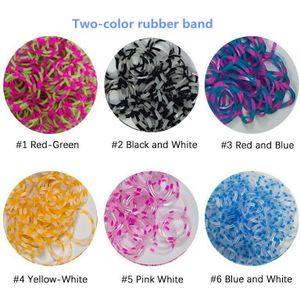 1800Pcs Rubber Riem Kinderen Diy Speelgoed Set Siliconen Band Elastische Regenboog Geweven Kids Kant Armband Rubberen Band meisje