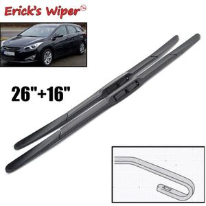 Erick 'S Ruitenwisser Front Hybride Wisserbladen Voor Hyundai I40 - Voorruit Voorruit Front venster 26 ""16