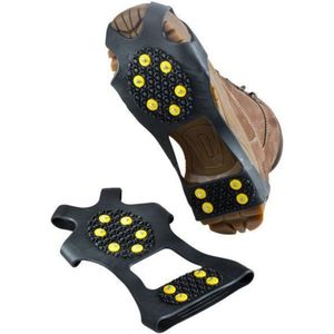 10 Studs Anti-Slip Ice Grips Sneeuw Klimmen Schoen Spikes Grips Klimmen Schoen Spikes Grips Schoenen Cover Voor Winter sport Outddor