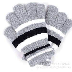 Kids Handschoenen Meisje Jongens Fleece Zachte Volledige Handschoenen Vinger Warme Winter Accessoires Kinderen Handschoenen