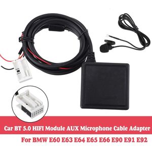 12V Auto bluetooth stereo Aux adapter module Kabel handenvrij Microfoon Voor BMW E60 E63 E64 E65 E66 Serie 1 3