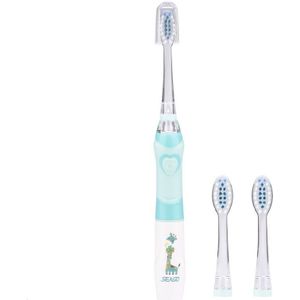 Waterdichte Kind Elektrische Tandenborstel Kid Trillingen Elektrische Tandenborstel Zachte Haren Timing Functie Kleurrijke Licht Oral Care 31