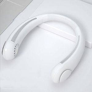 Mini Lichtgewicht Usb Oplaadbare Outdoor Sport Flexibele Nekband Luchtkoeler Draagbare Bladloze Schorsing Cooling Neck Fan