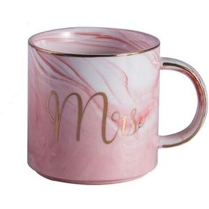 Klassieke Marmeren Porselein Mok Handbeschilderde Keramische Mr En Mrs Thee Melk Cups Cafe Drinkware Novelty