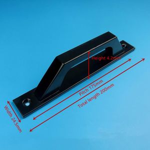 Hoge sterkte aluminiumlegering schuifdeur handvat wandmontage plastic staal balkon schuifdeur venster kleine handvat deur houten