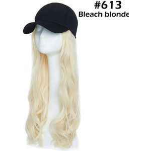 Snoilite 16 Inch Golvend Haar Extensions Met Black Cap Lange Synthetische Uitbreiding Haar Integreren Cap Met Haar Voor Girl Party