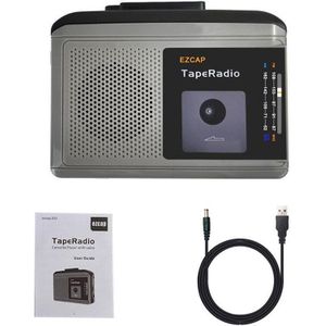 Ezcap233 Persoonlijke Am Fm Radio Muziek Cassette Speler Met 3.5Mm Audio Cassette Tapes Speler Converteren Naar Mp3 Spelers converter