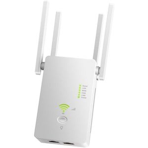 Draadloze Wifi Repeater Extender 2.4G 5.8Ghz 1200Mbps Wifi Versterker 5Ghz Lan Wi Fi Singal Booster Eu plug