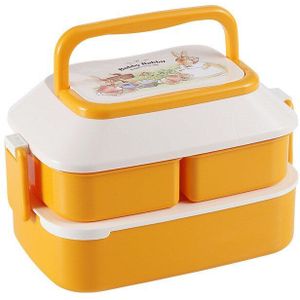 Bento Lunchbox Salade Container Voor Lunch 52/35Oz Bpa Gratis Lekvrije Salade Dressing Container Smart Lock herbruikbare Spork Lepel