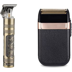 Professionele Kapper Tondeuse Baard Trimmer Scheerapparaat Cordless Snoer Oplaadbare Elektrische T-Outliner Afwerking Snijden Machine